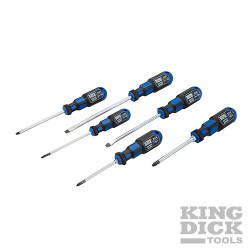 King Dick Screwdriver Set 6pce - Slotted / Phillips