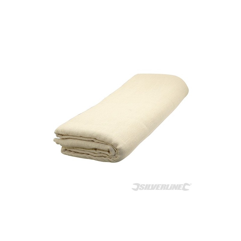 Silverline 9m 800g Stockinette Roll Dust Sheets Decorating 