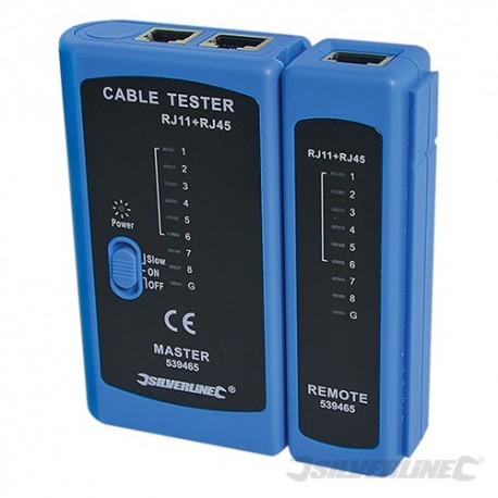 Tester kabli RJ45/RJ11 - RJ45/RJ11