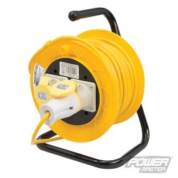 Cable Reel Freestanding 16A 110V - 2-Gang 25m