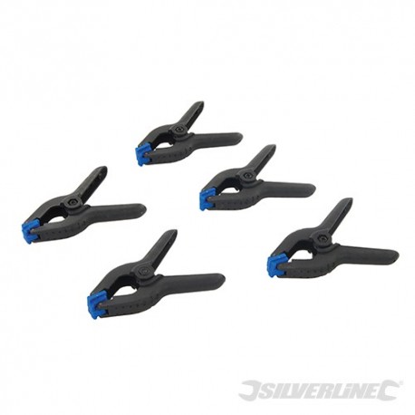 Spring Clamps 5pk - 60mm Jaw