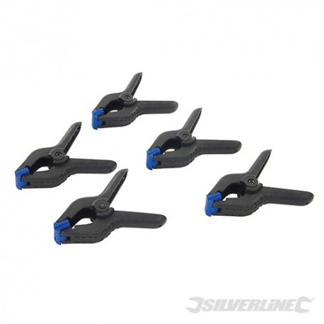 Scisk sprezynowy 5 szt. - Szczeki 115 mm