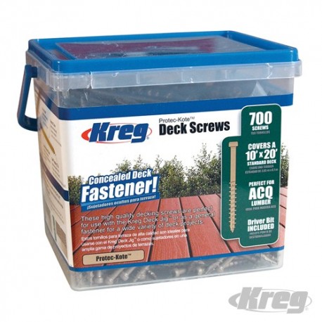 Protec-Kote wkrety do otworów kiesz. z lbem stozkowym- gruby gwint - Nr 8 x 2" 700 szt.