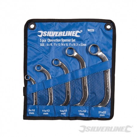 Obstruction Spanner Set 5pce - 8 - 22mm