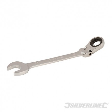 Ráčnový klíč očkoplochý, s kloubem - 30mm