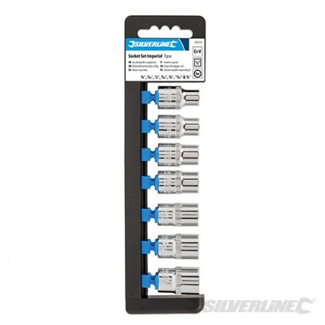 Socket Set 1/2" Drive 6pt Imperial 7pce - 3/8" - 3/4"