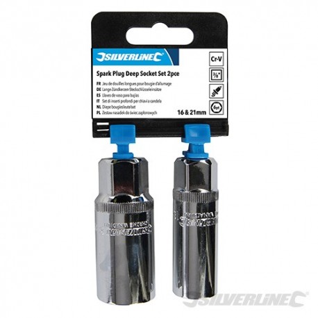 Zestaw nasadek do swiec zaplonowych, 2 szt. - 3/8"