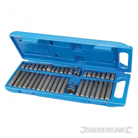 Hex, T20 - T55 & Spline Bit Set 40pce - 40pce