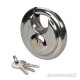 Stainless Steel Disc Padlock - 90mm