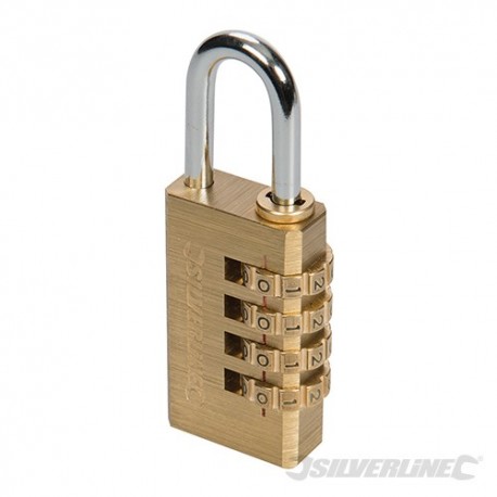 Klódka mosiezna szyfrowa - 4 - cyfrowa