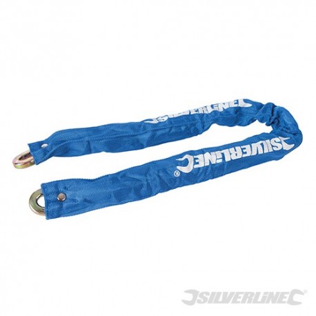 Powlekany lancuch z klódka - 900 mm