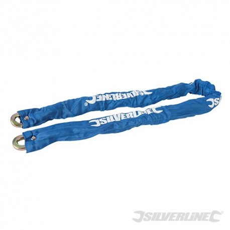 Powlekany lancuch z klódka - 1200 mm