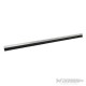 Garage Door Brush Strip 25mm Bristles - 2 x 1067mm Aluminium
