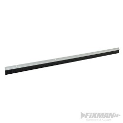 Garage Door Brush Strips 25mm Bristles - 2 x 1067mm White