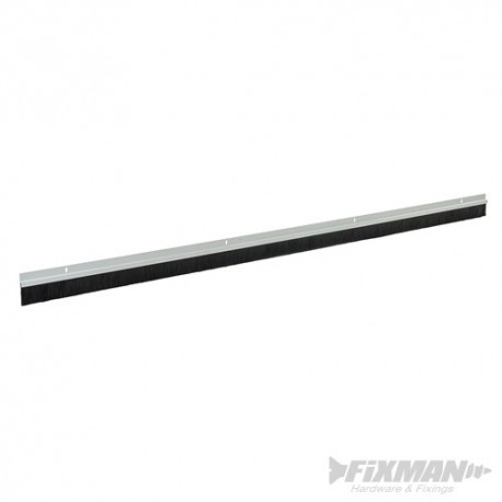 Sczotkowa listwa uszczleniajaca do drzwi garazu 2134 mm - Biala 25 mm