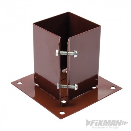 Podstawa slupa przykrecana - 105 x 100 mm