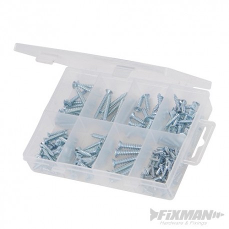 Self-Tapping Screws Pack - 160pce