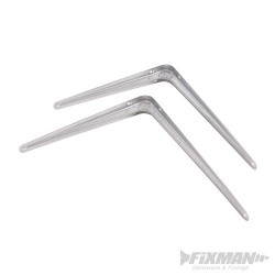 Wspornik do pólek London Grey, opakowanie zbiorcze, 20 szt. - 355 x 300 mm