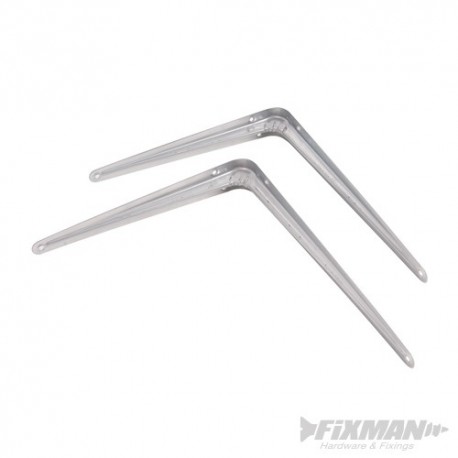 London Grey Shelf Bracket Display Box 20pce - 350 x 300mm