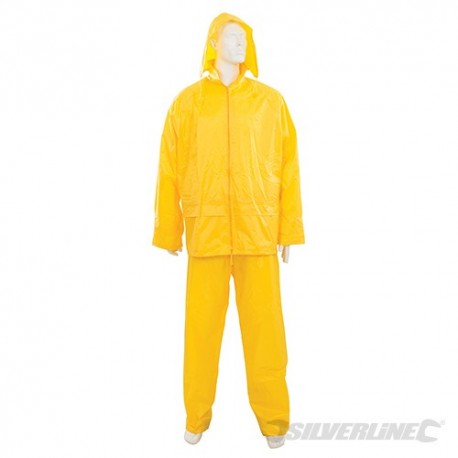 Rain Suit Yellow 2pce - XL 76 - 134cm (30 - 53")