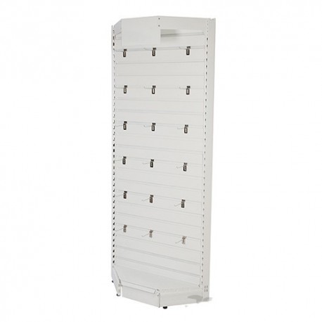 Pegboard & Slatwall Systems - Slatwall Corner Rack 1000 x 400 x 2200mm