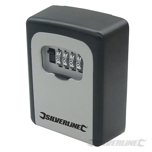 Key Safe Wall Mounted 121 x 83 x 40mm Weather Resistant Die Cast Aluminium Alloy 