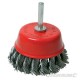 Rotary Steel Twist-Knot Cup Brush - 75mm